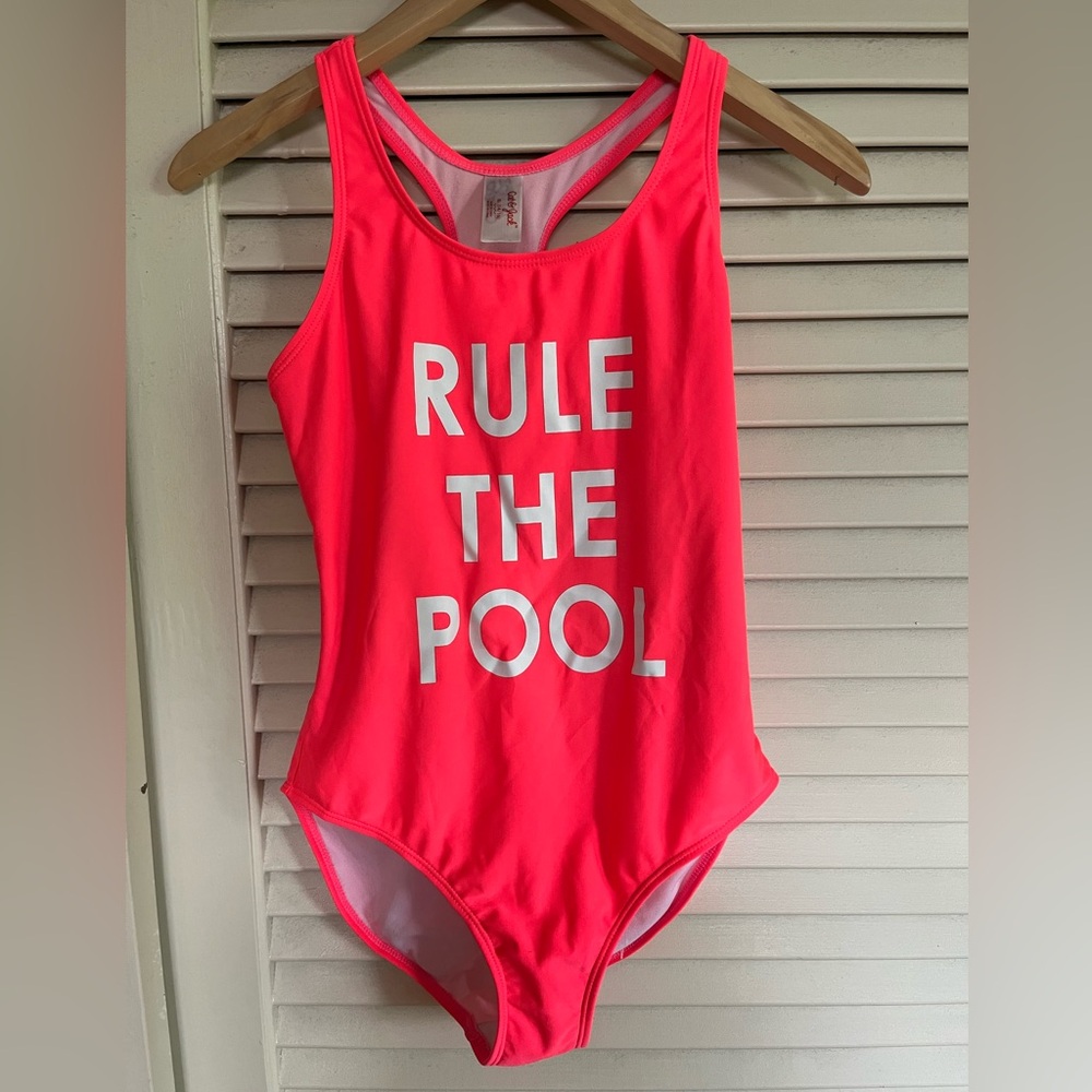 Cat & Jack Girls swimsuit, size XL (14/16)